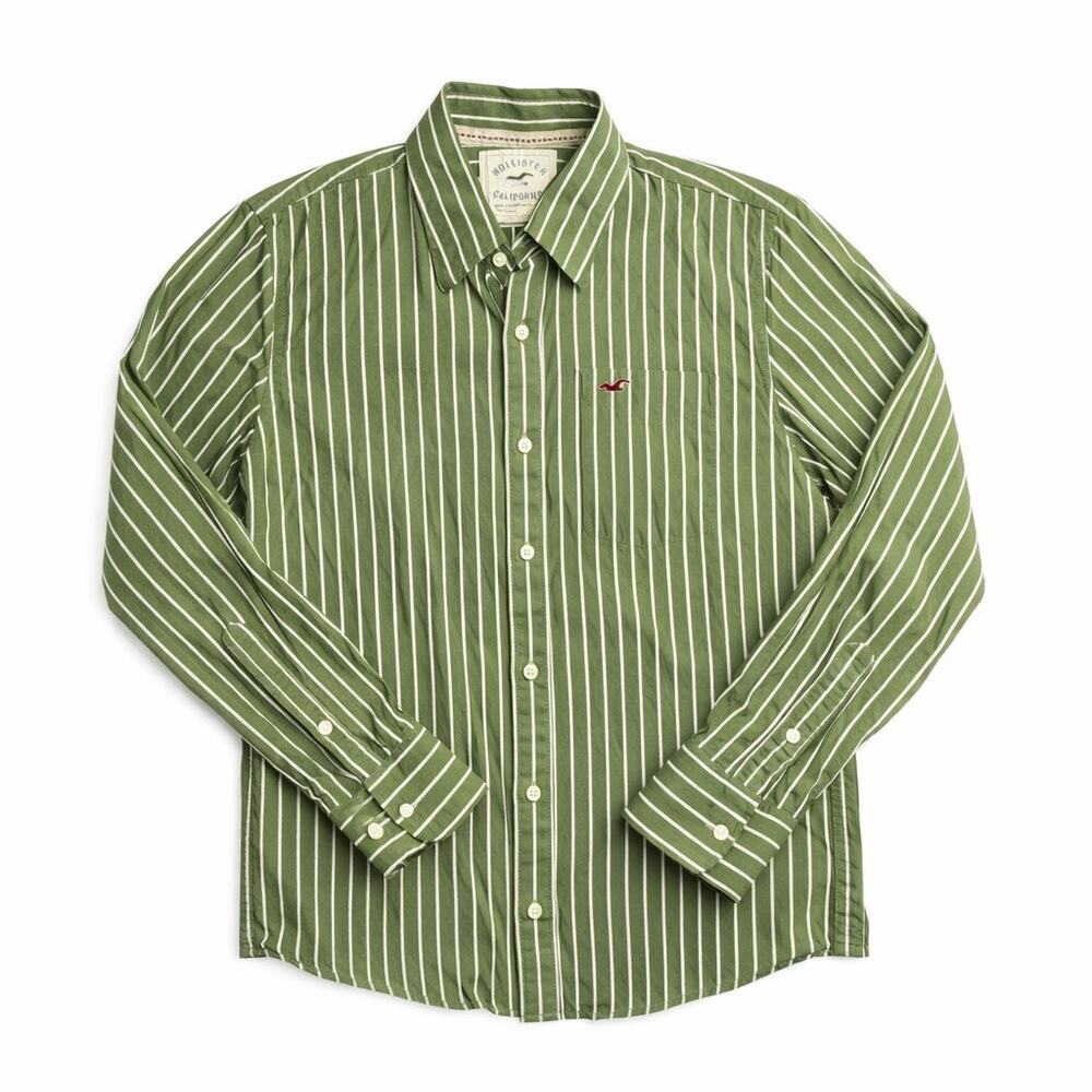 Hollister California Men’s Button-Up Shirt - Size Large